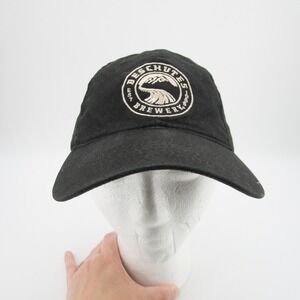 Deschutes Brewery Black Baseball Cap Apollo Hook & Loop Strapback Mens Dad Hat